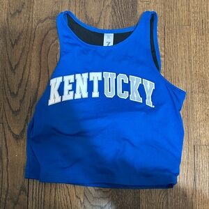 Kentucky Blue Crop Tank Top